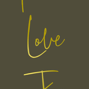 MA52115 - Boekenlegger 'Peace Love Joy'