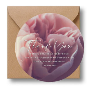 MA39627 Cirkelcadeau 'Thank You' - bloem'