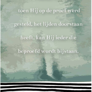 MA55213 Minikaartje 'Hij kan bijstaan'