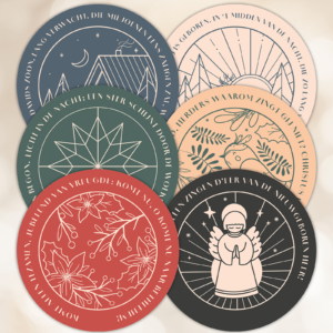 Ronde kerstkaartenserie 6 min