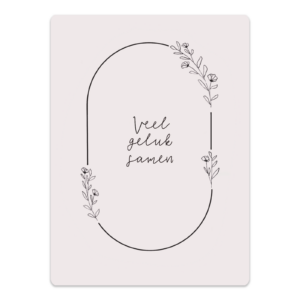 MA58102 Veel geluk samen