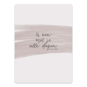 MA58109 Ik ben met je alle dagen