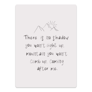 MA58112 There is no shadow